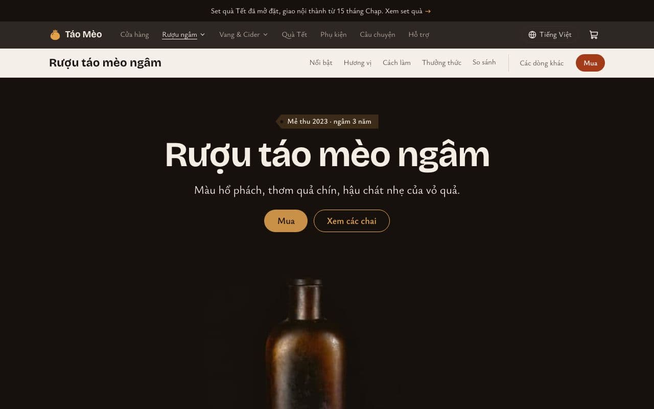 Trang Rượu ngâm của mẫu Rượu & quà biếu