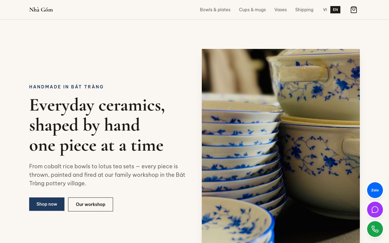 Home of the Online shop template